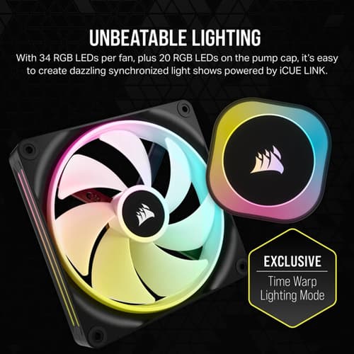 Corsair iCUE Link H170i RGB Black 420mm CPU Liquid Cooler